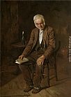 Meditation - Rent Day by Charles Spencelayh